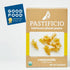 Box of Pastificio heirloom wheat pasta with Good Food Award badge on a white background
