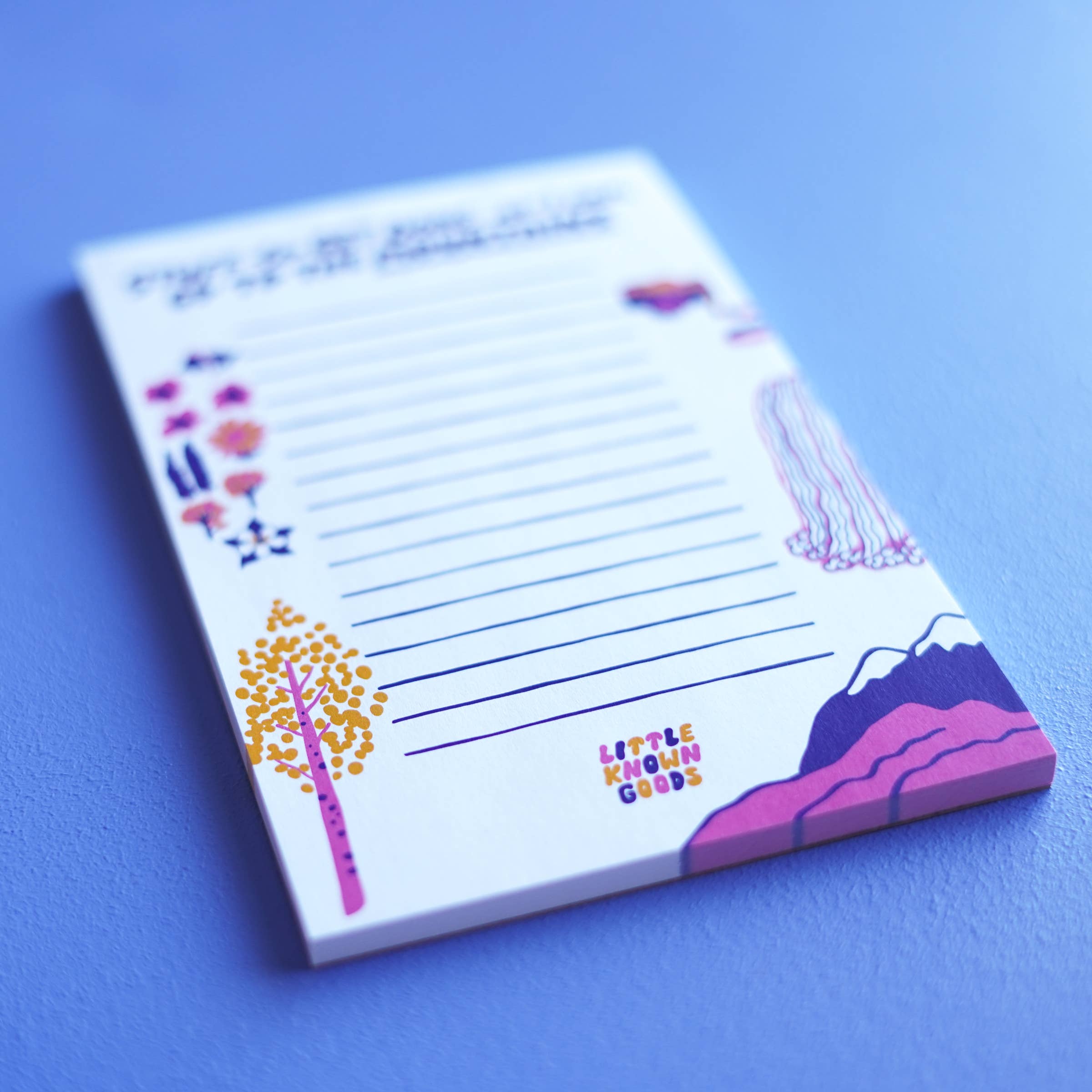 Mountains Notepad