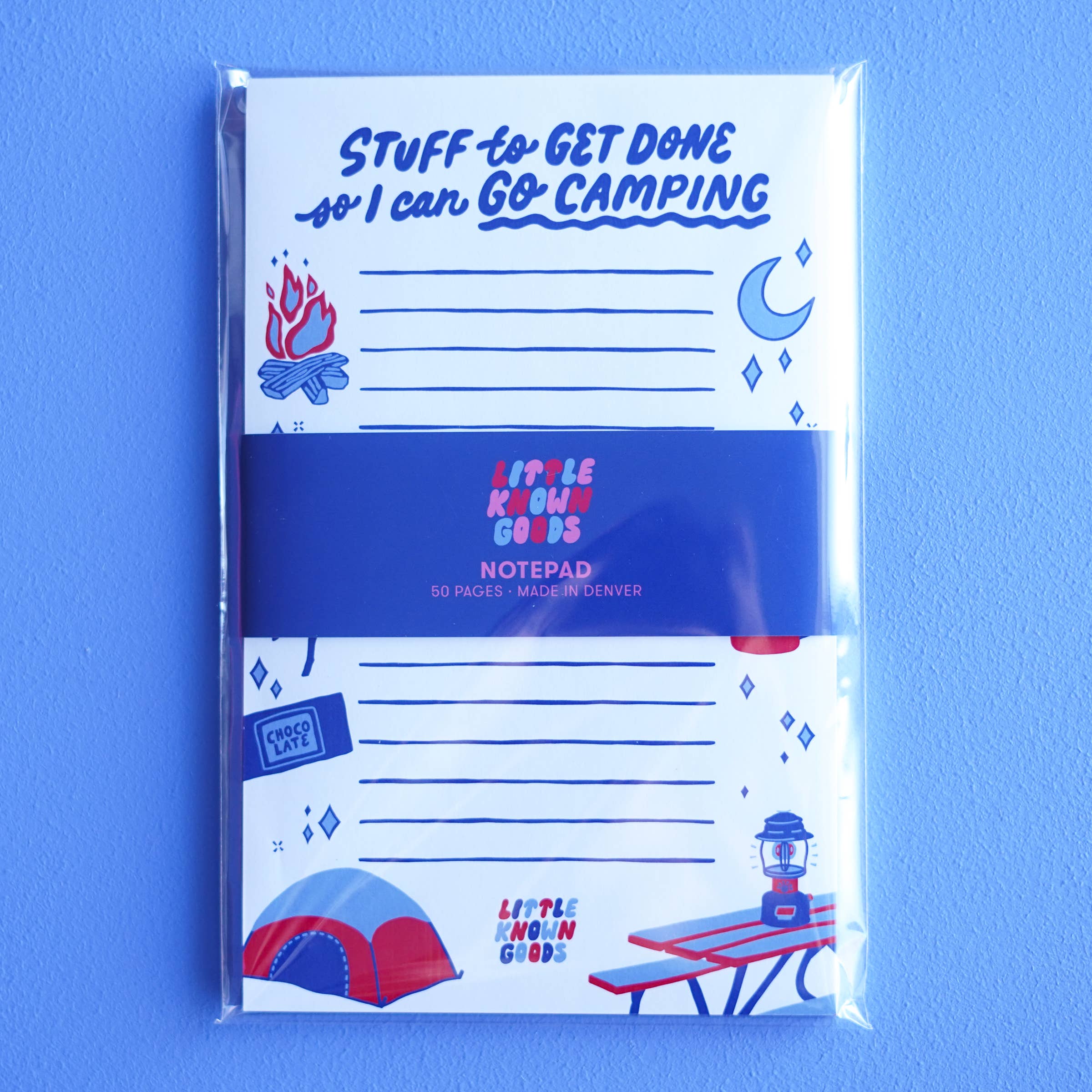 Camping Notepad