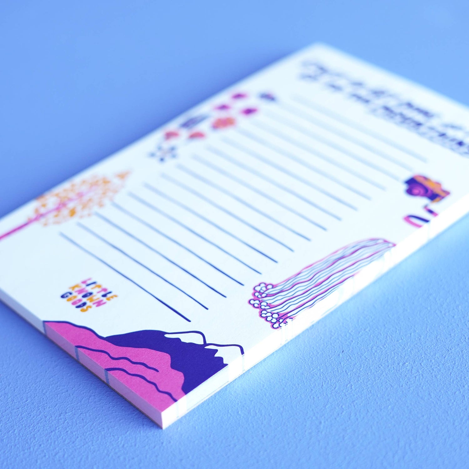 Mountains Notepad