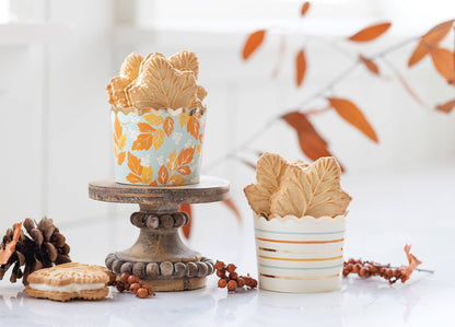Harvest White Berries Baking Cups