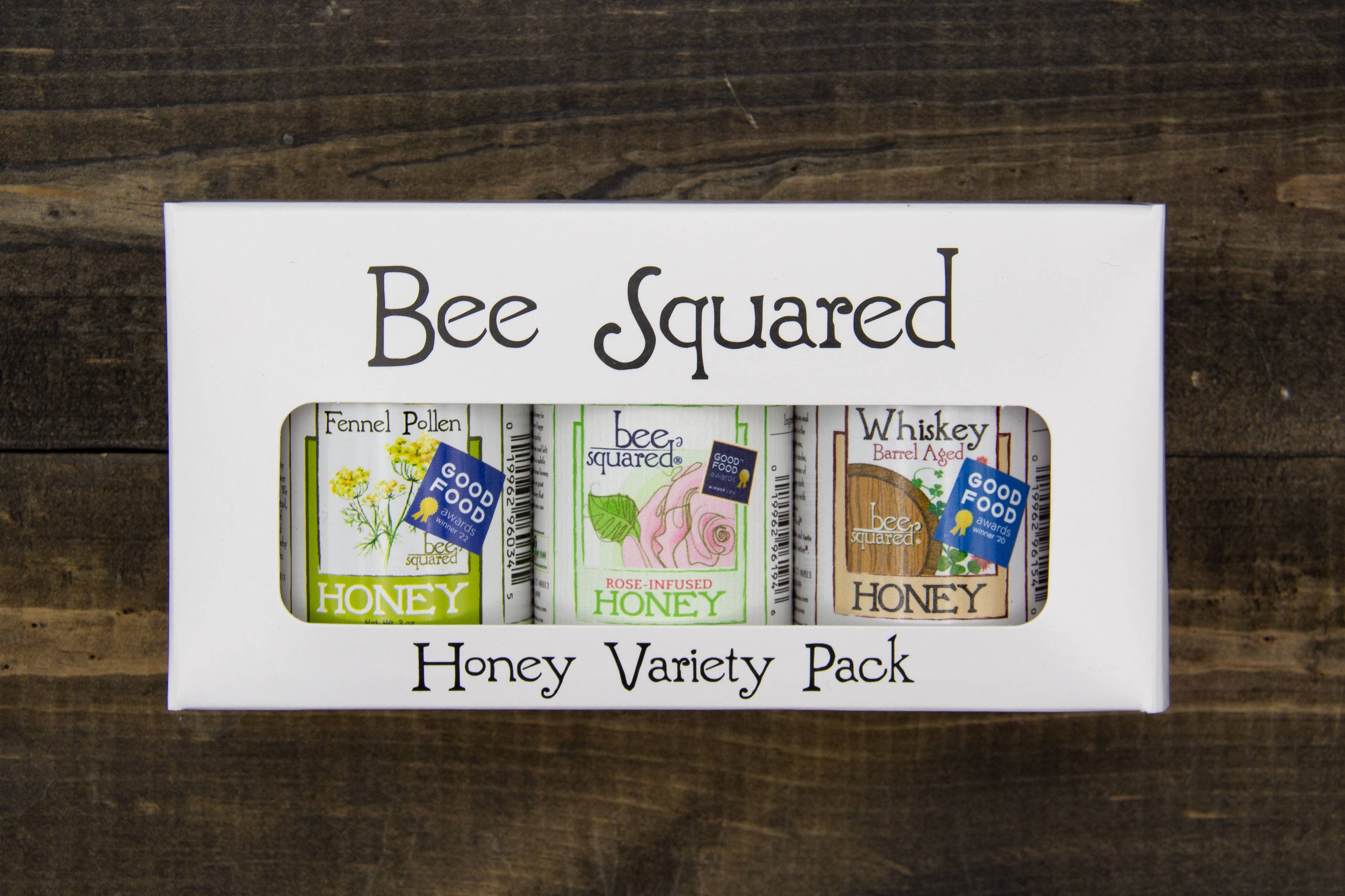 Bee Squared Honey Variety Pack: Good Food Award Winners