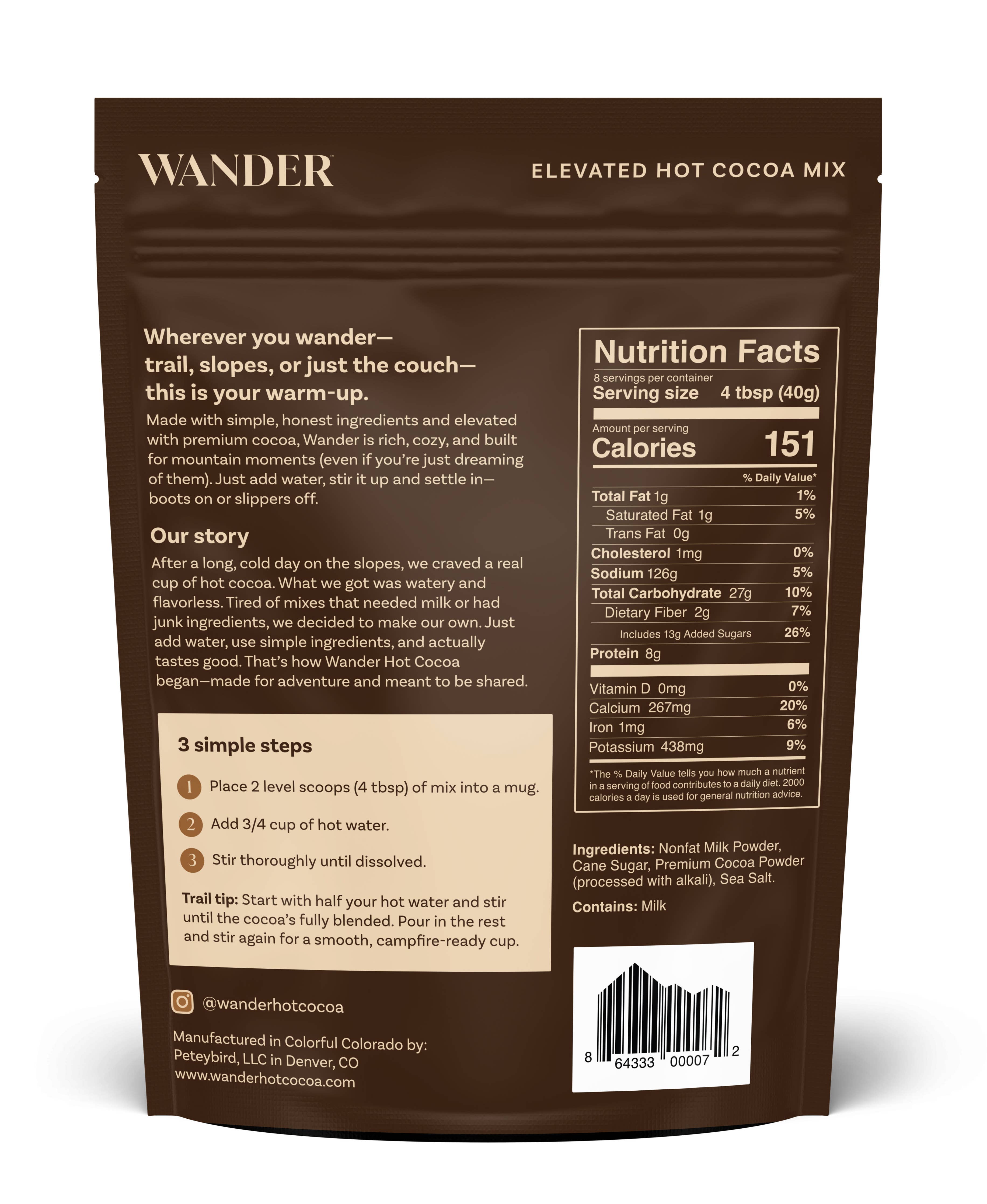 Hot Cocoa Mix - Large Pouch