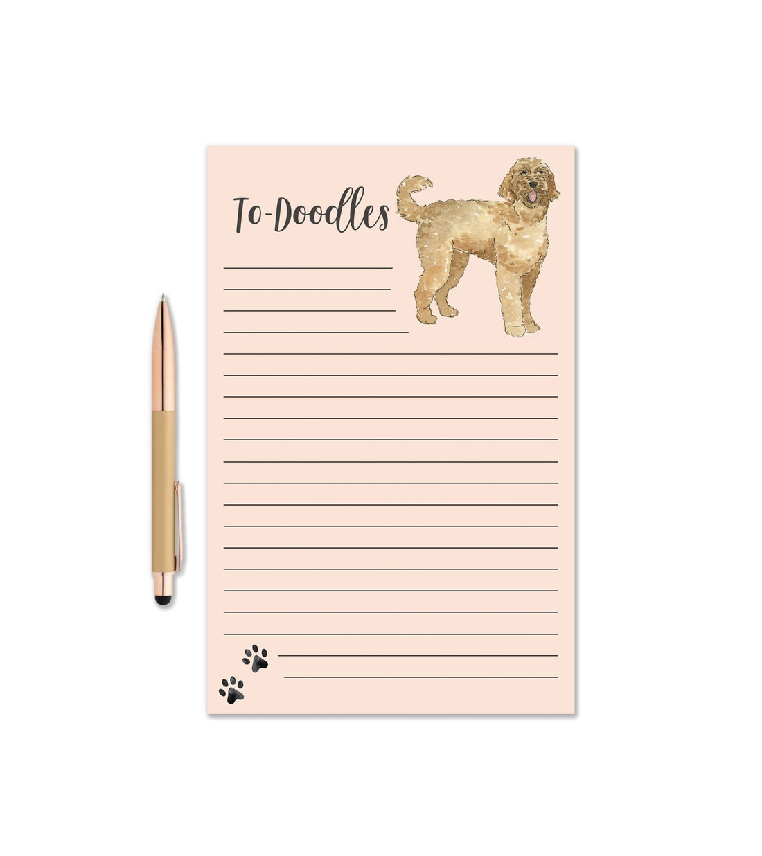 Golden Doodle Notepad