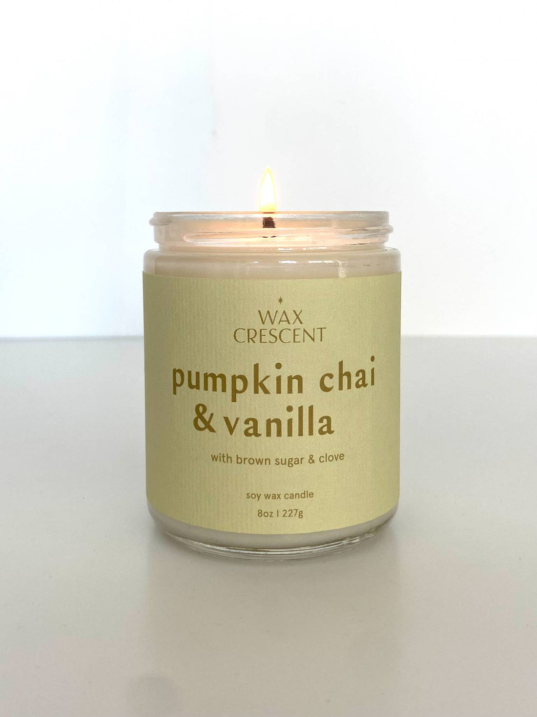 Pumpkin Chai &amp; Vanilla Soy Wax Candle