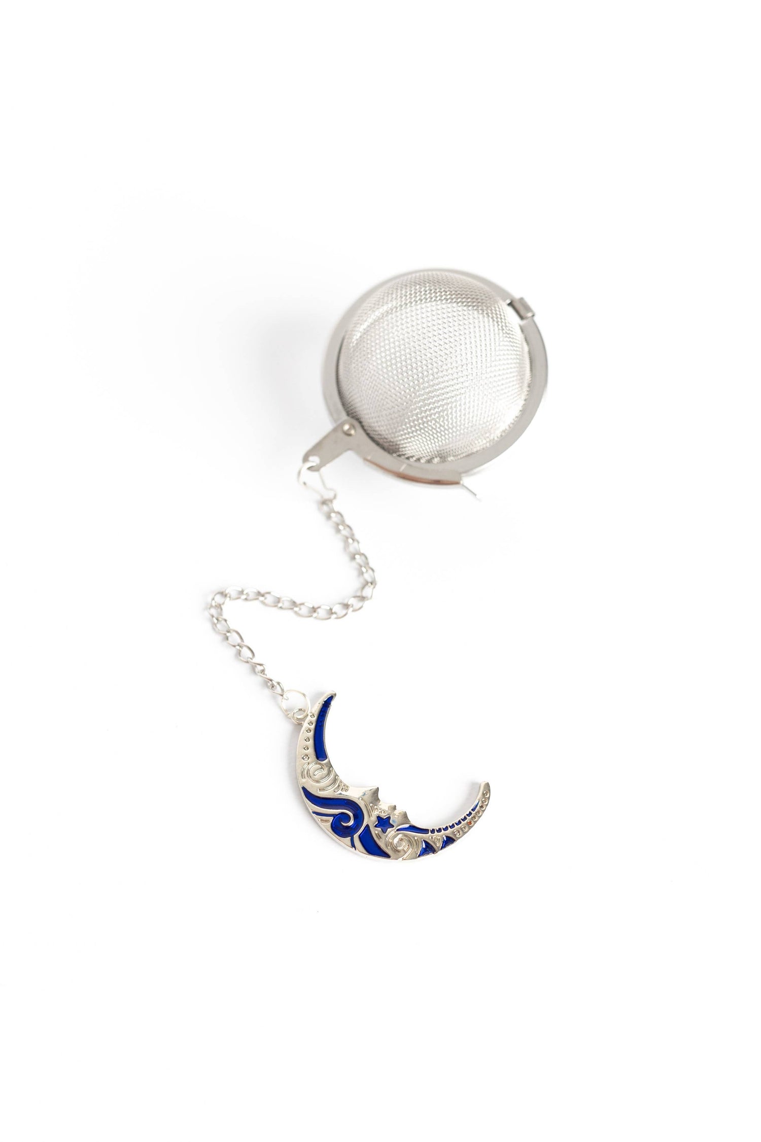 Tea Infuser Ball with Blue Moon Charm