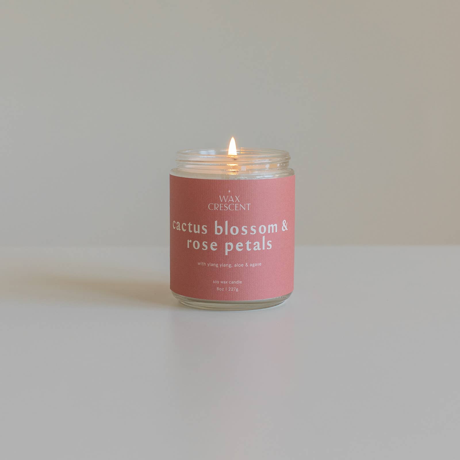 Cactus Blossom &amp; Rose Petals Soy Wax Candle