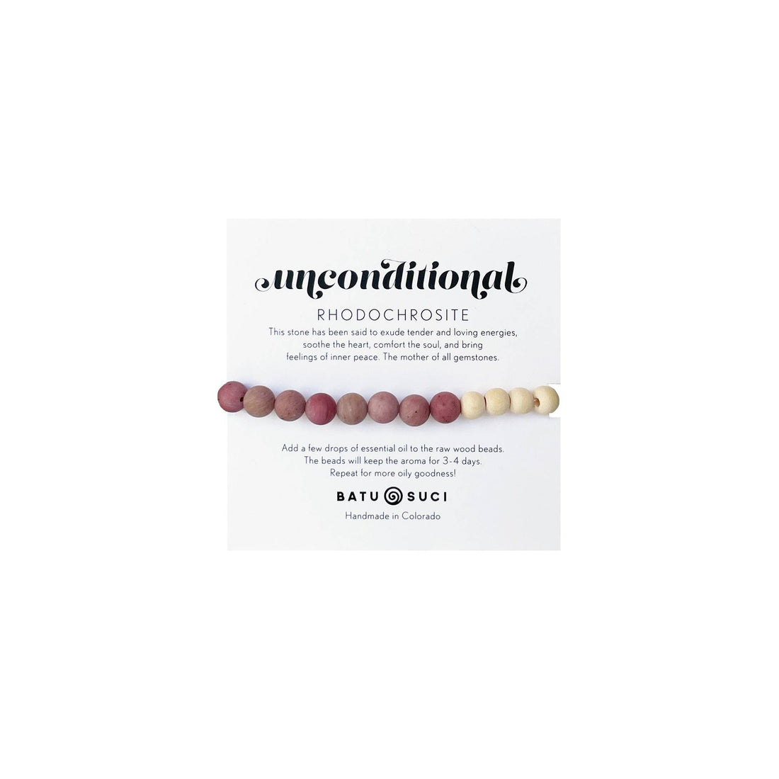 Beaded bracelet with &