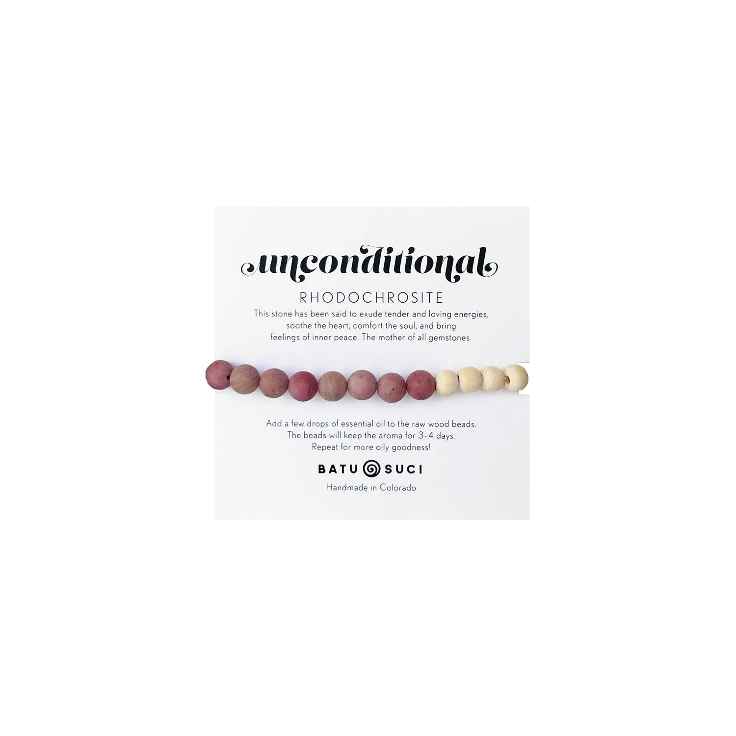 Beaded bracelet with &