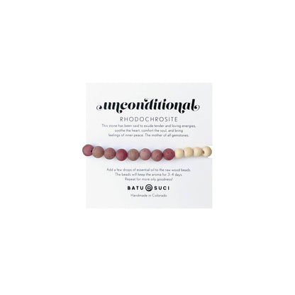 Beaded bracelet with &