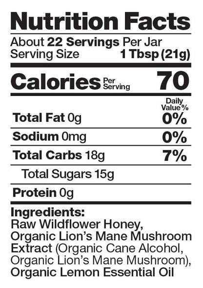 Nutrition facts label for a product with specific details about calories, fat, sodium, carbs, sugars, and protein.