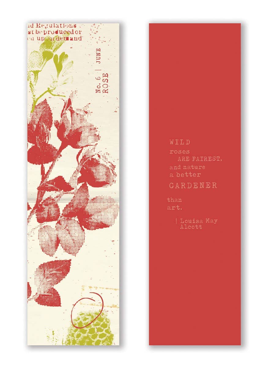 Mark the Year Bookmark Box (A Floral Bookmark for Each Month)