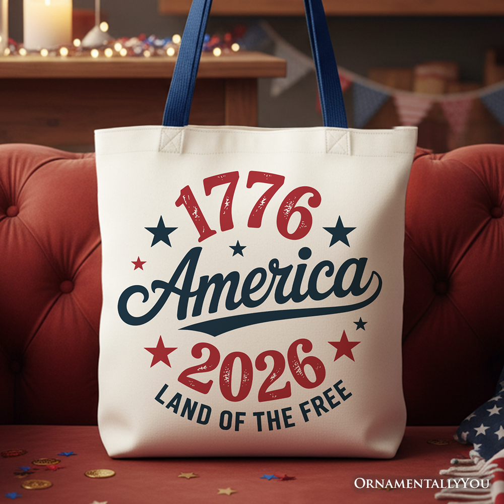 Tote bag with &