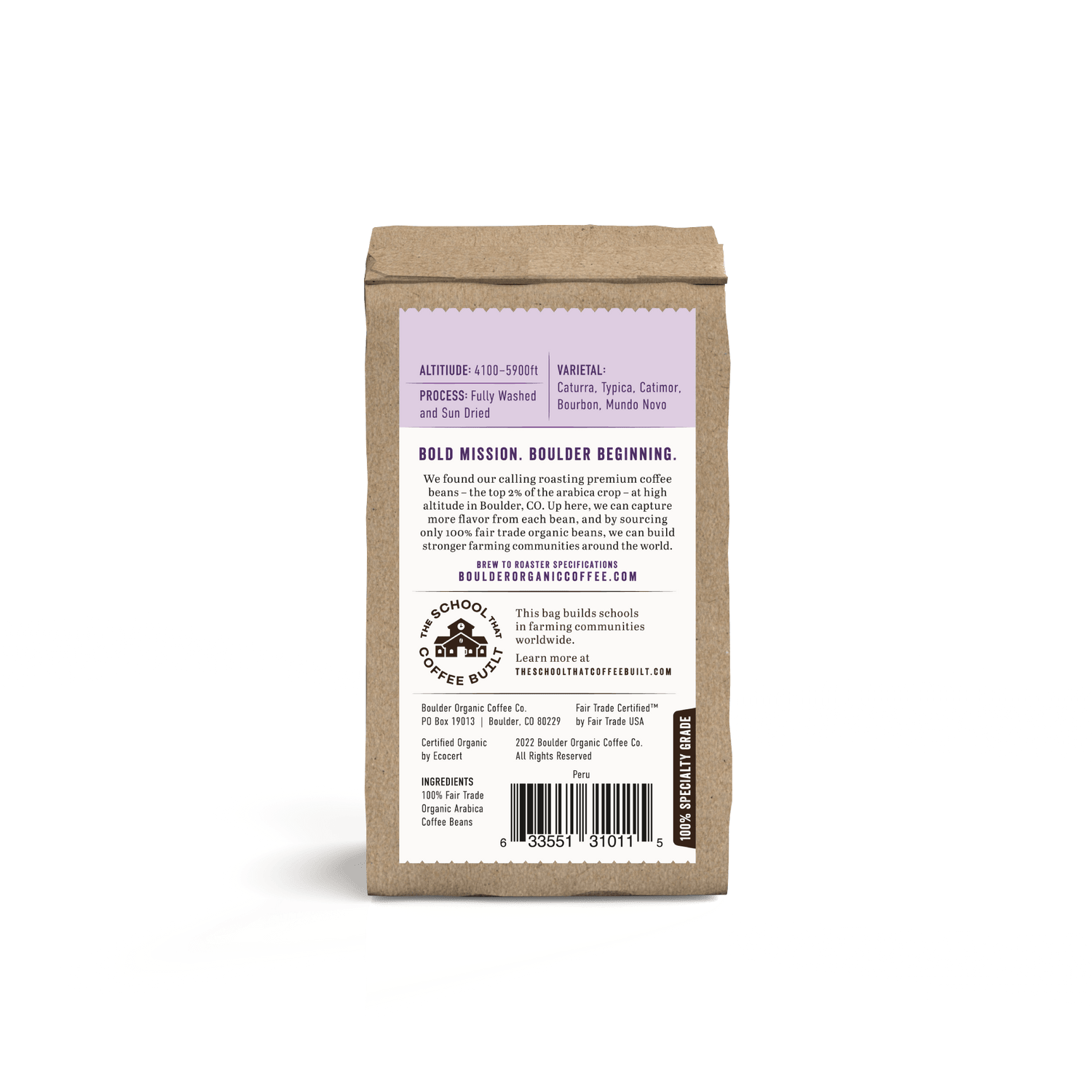 Peru Whole Bean Coffee