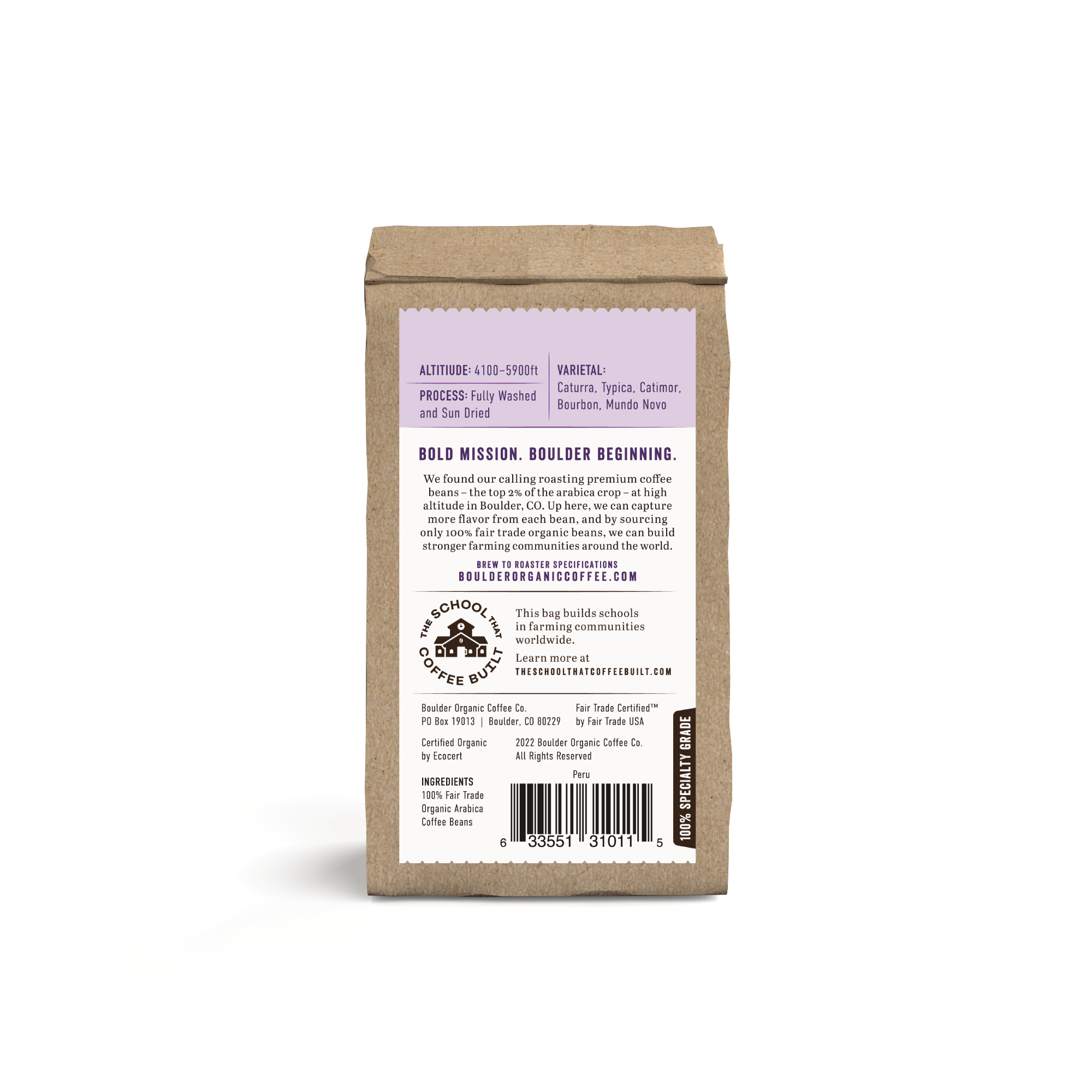 Peru Whole Bean Coffee