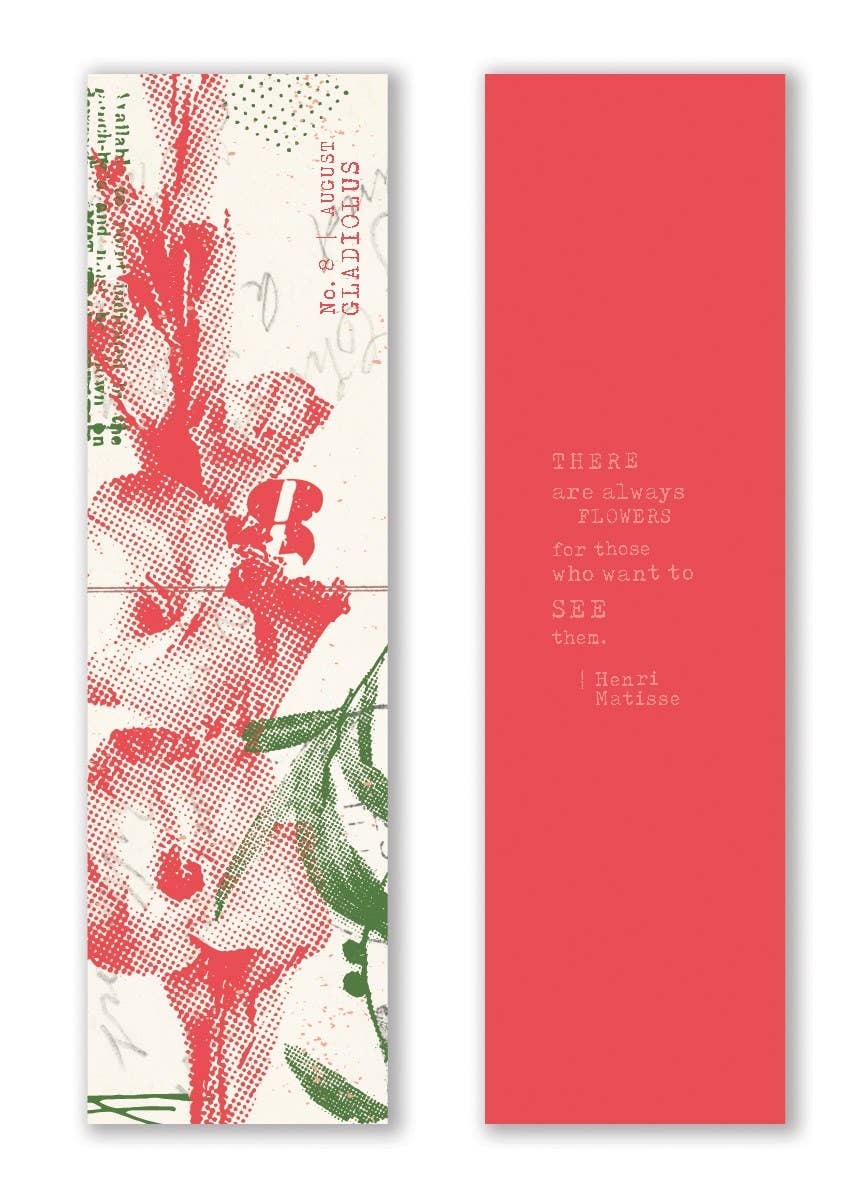 Mark the Year Bookmark Box (A Floral Bookmark for Each Month)