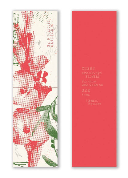 Mark the Year Bookmark Box (A Floral Bookmark for Each Month)