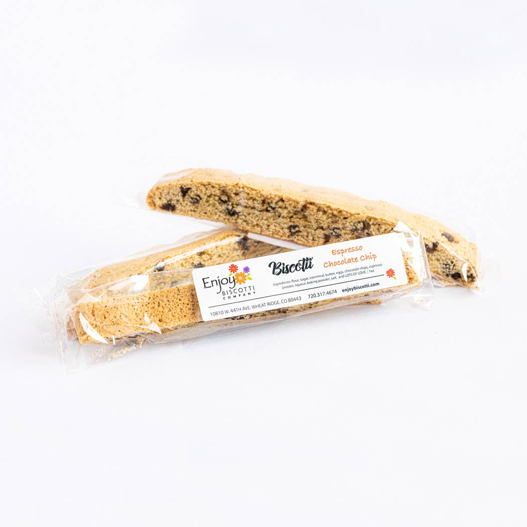 Espresso Chocolate Chip Biscotti