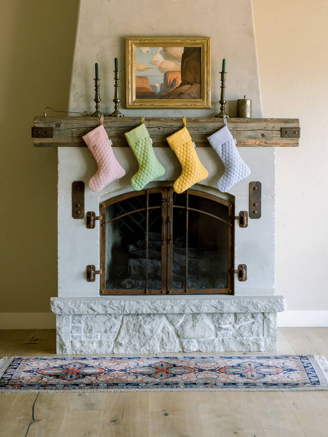 Holiday Linen Stockings