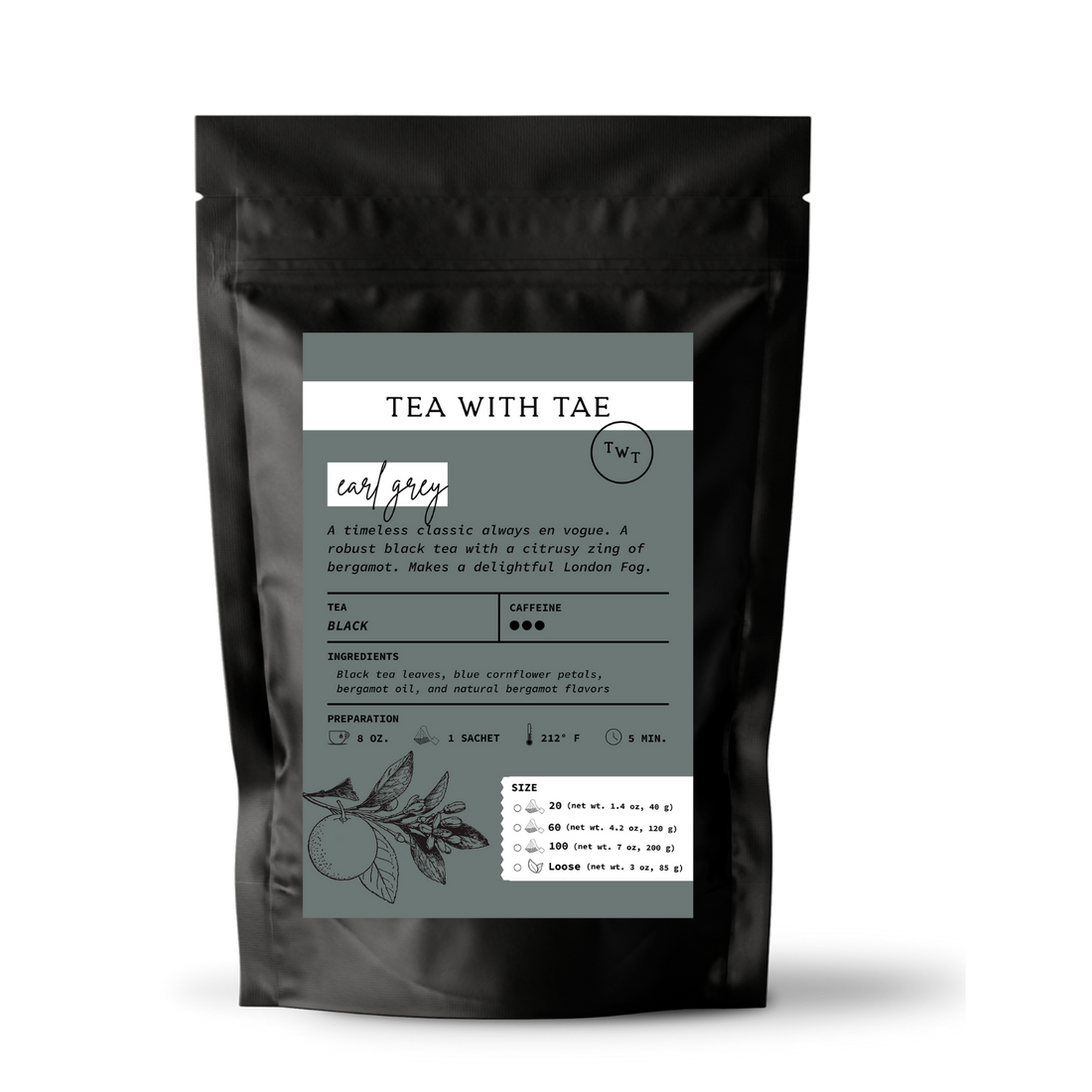 Earl Grey Tea Pouch (20 sachets)
