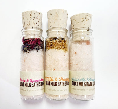 Goat Milk Bath Soak Vial