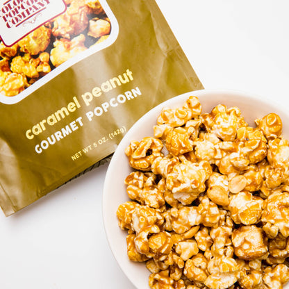 Caramel Popcorn with Peanuts