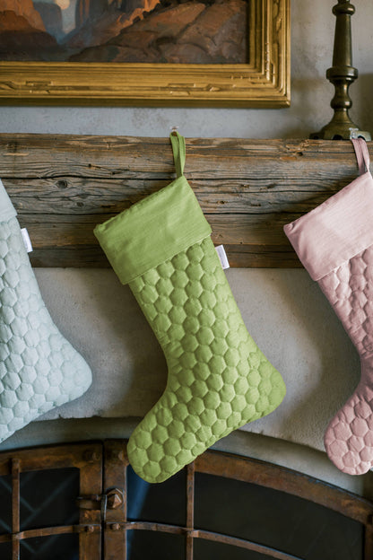 Holiday Linen Stockings