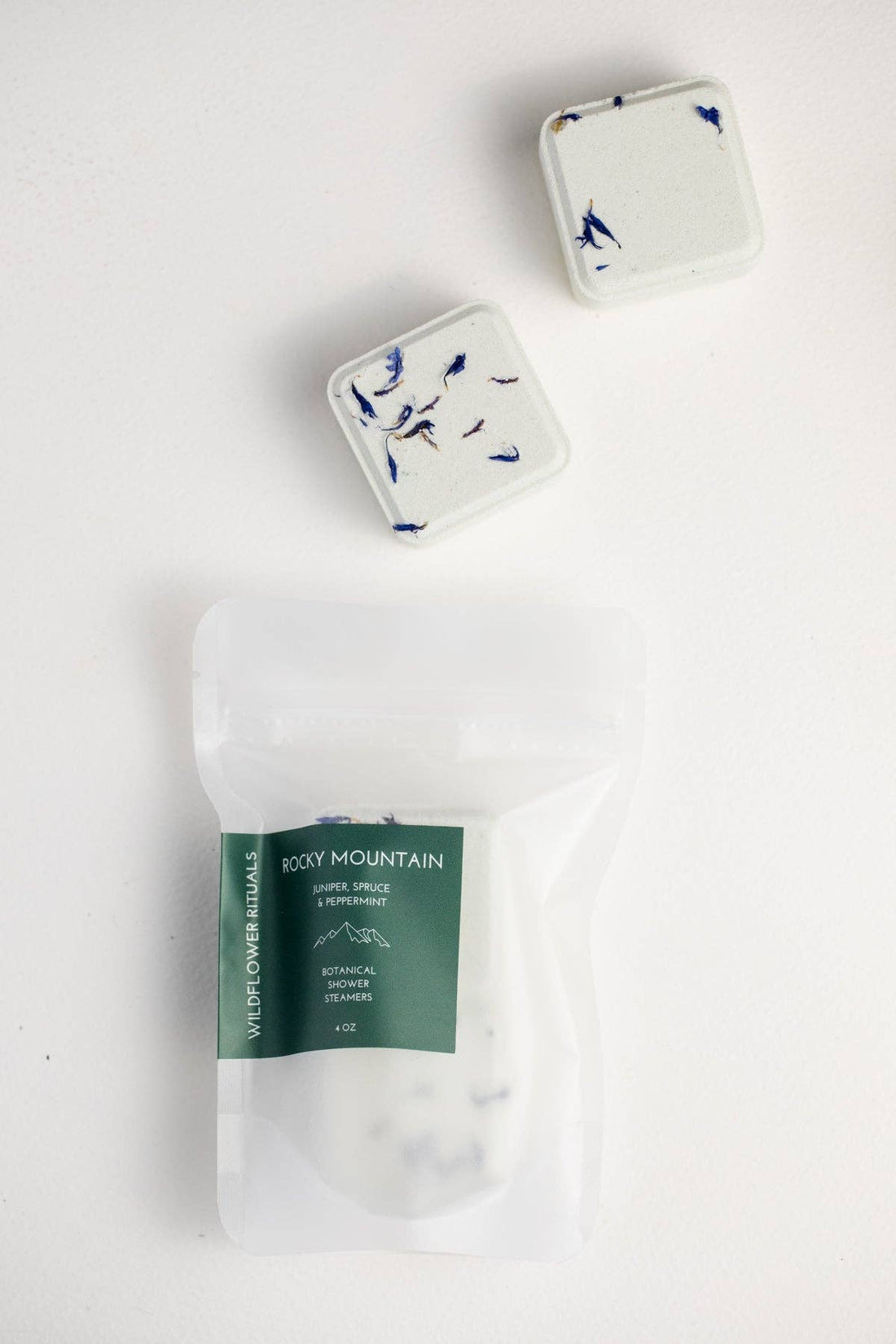 A clear resealable pouch labeled &