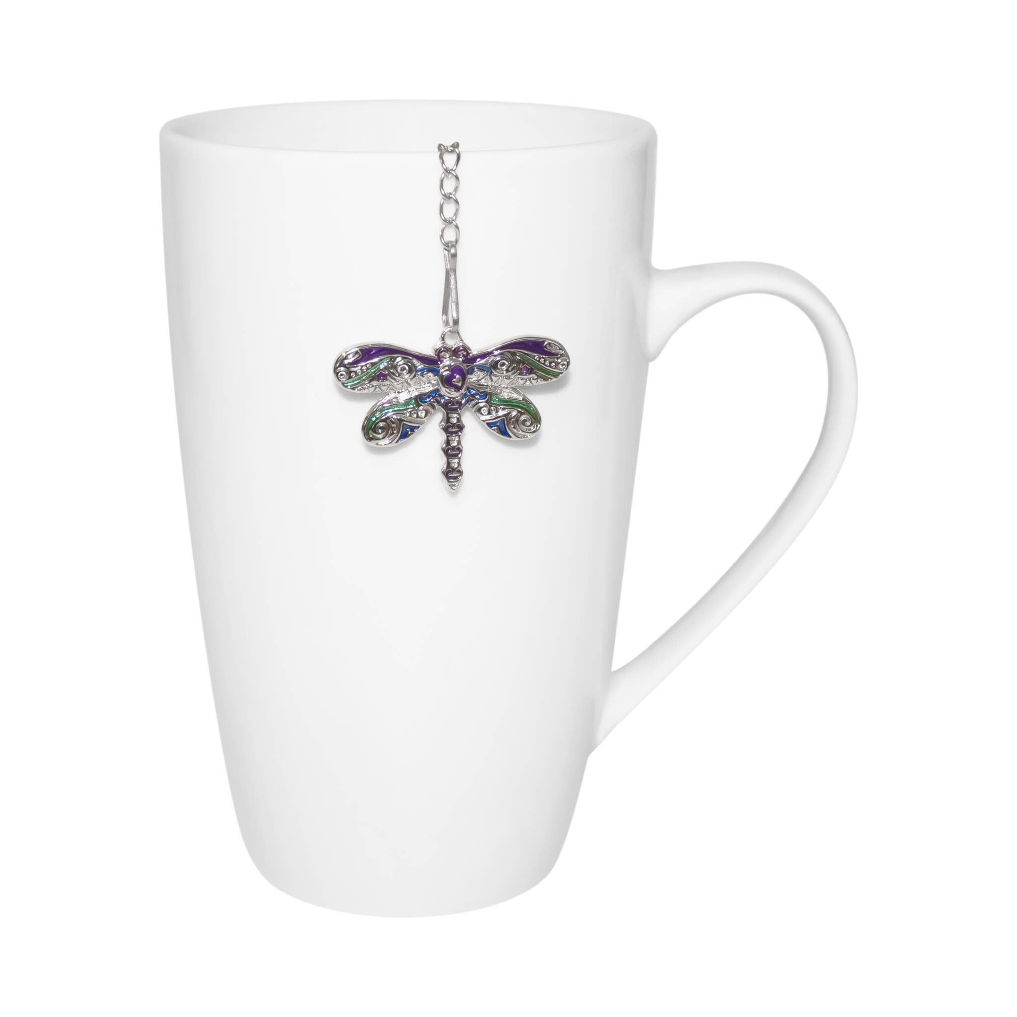 Tea Infuser Ball with Dragonfly Charm