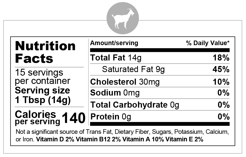 Goat Milk Ghee