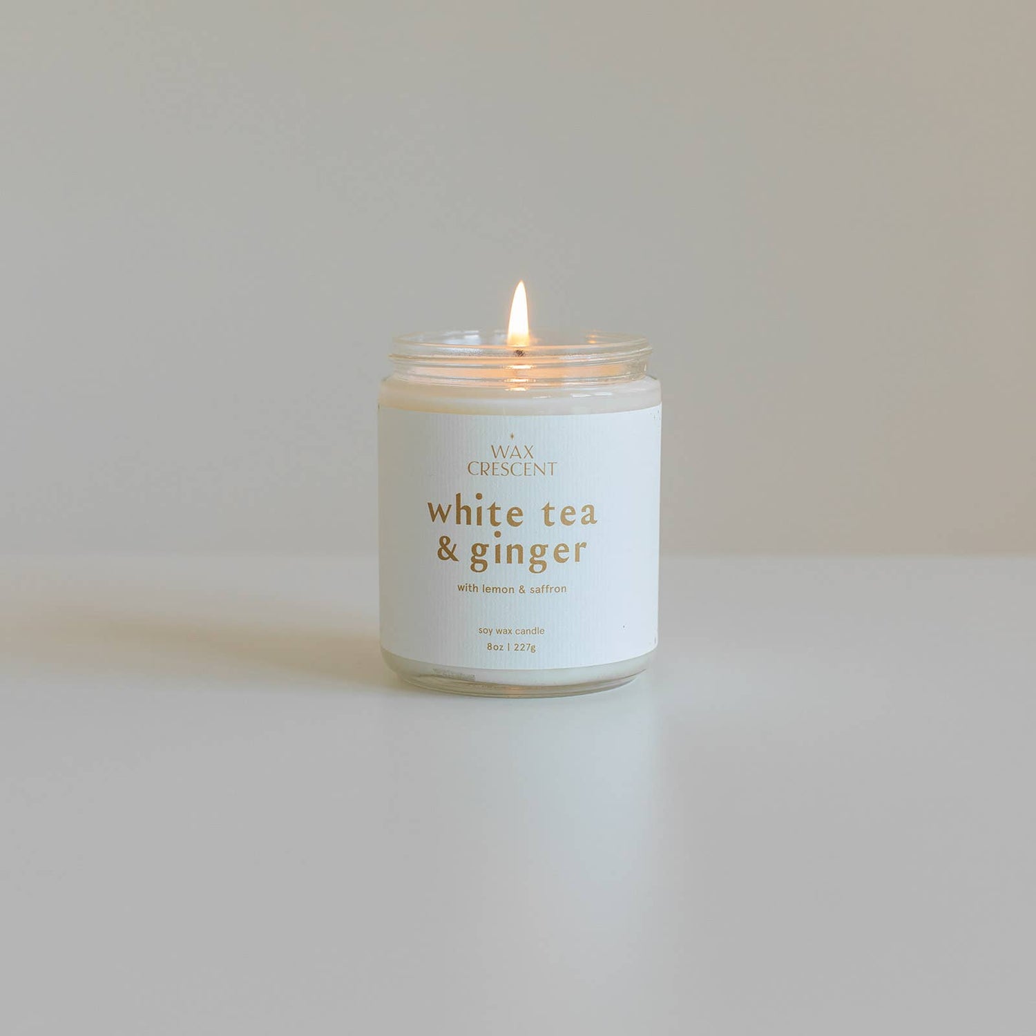 White Tea &amp; Ginger Soy Wax Candle