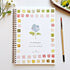 Watercolor workbook titled &