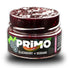 Jar of Primo blackberry and serrano fruit spread on a white background