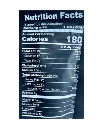 Cinnamon Whiskey Gourmet Pecans Nutrition Facts