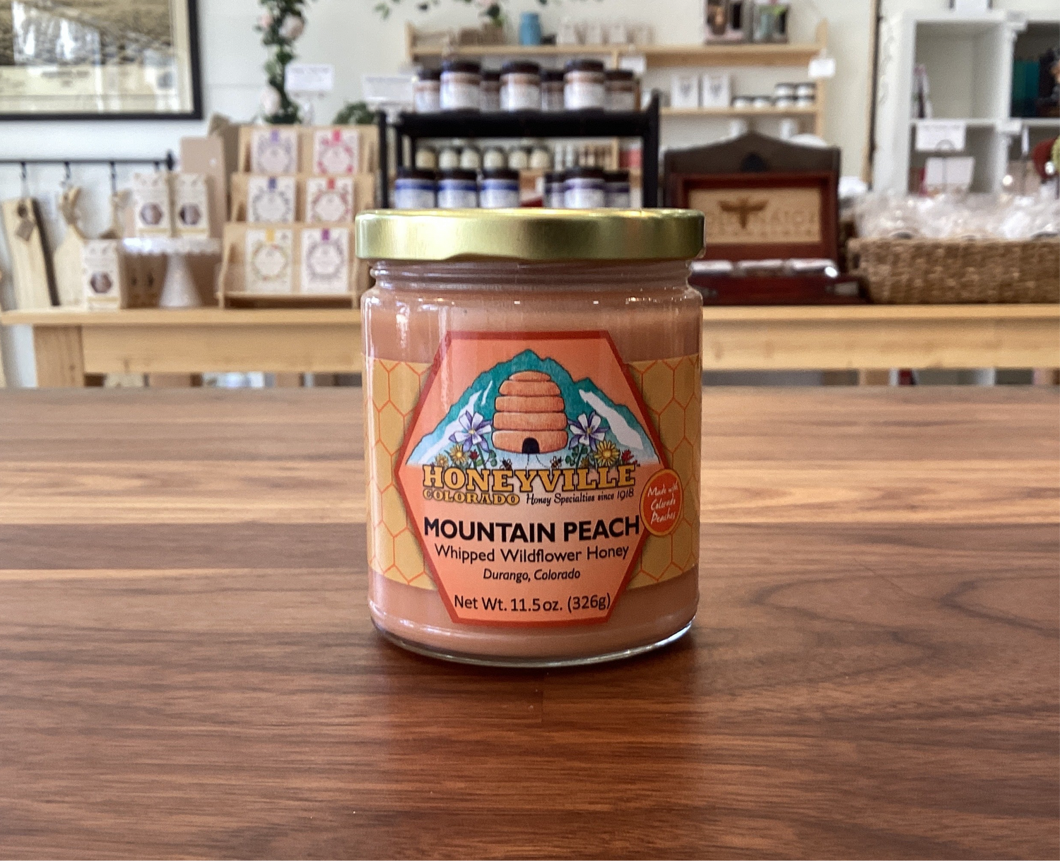Mountain Peach Whipped Honey