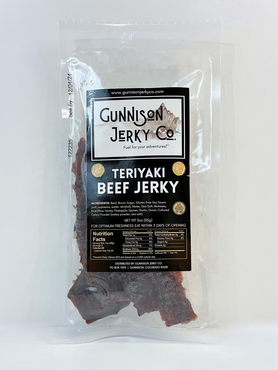 Gunnison Jerky Co. Teriyaki Beef Jerky