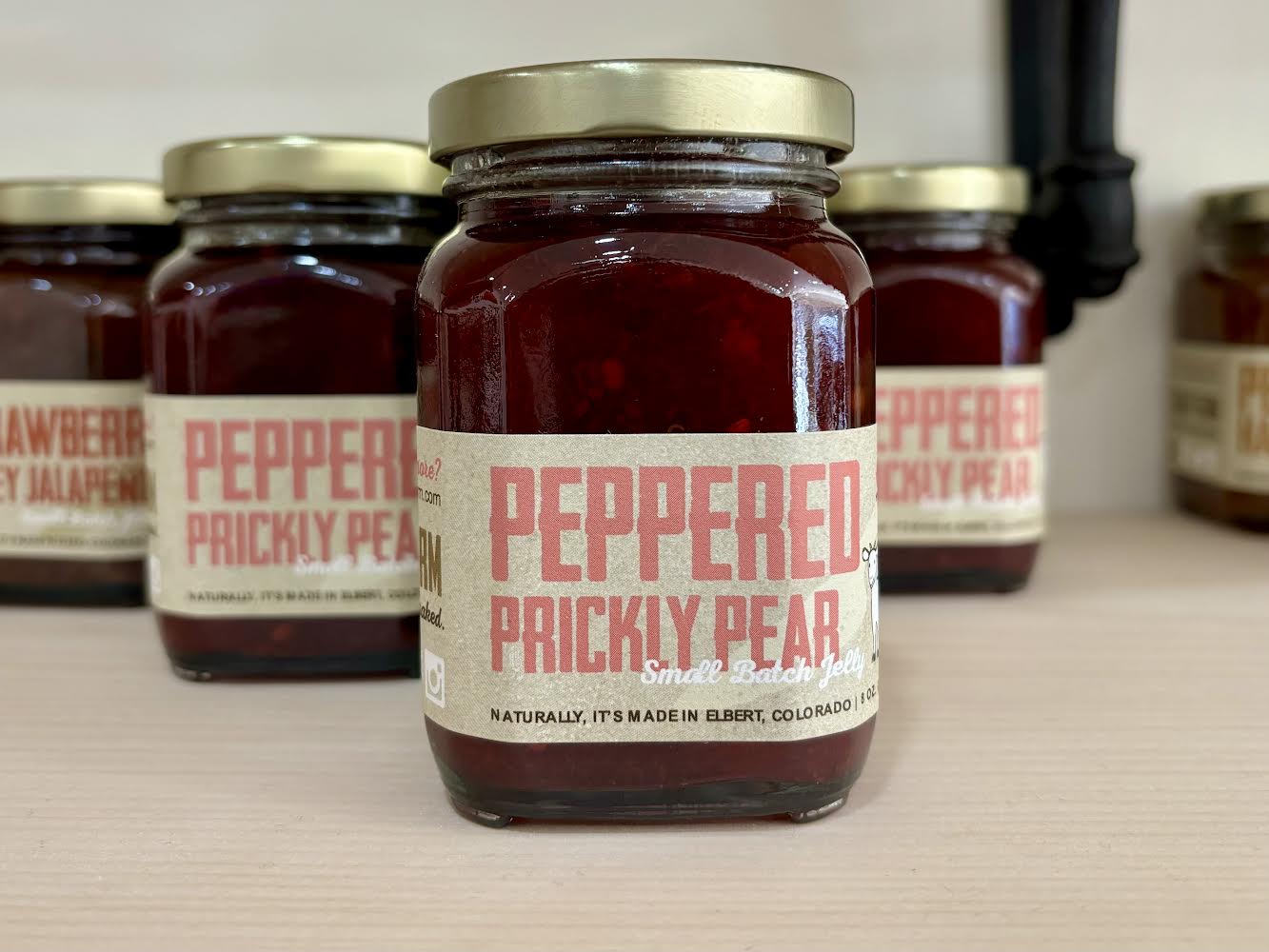 Peppered Prickly Pear Jam