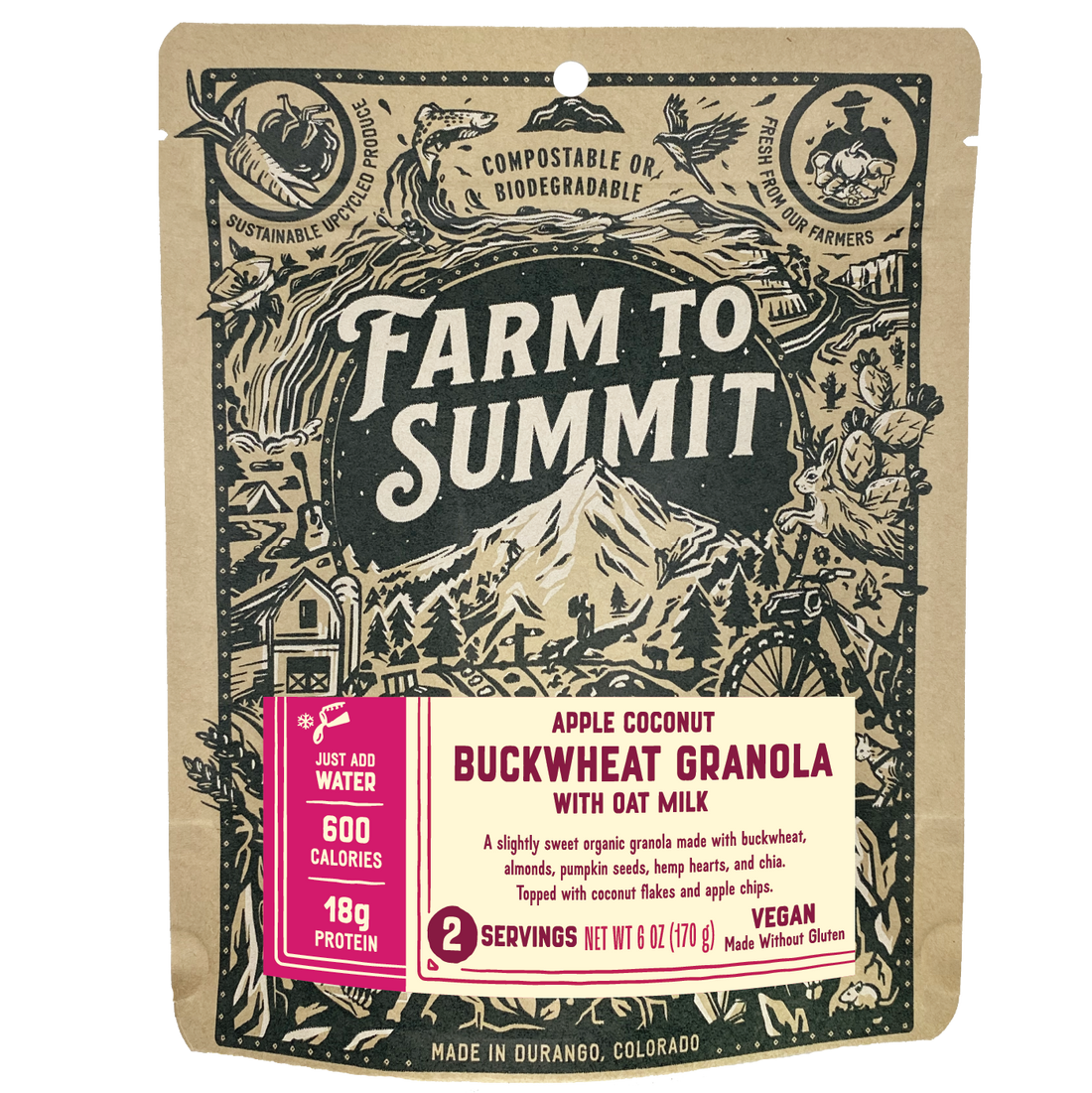 Buckwheat Granola with Oat Milk