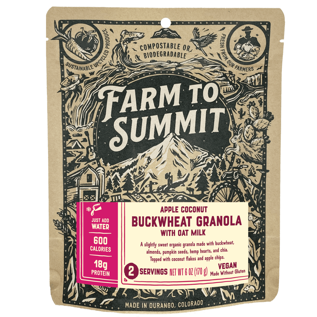 Buckwheat Granola with Oat Milk
