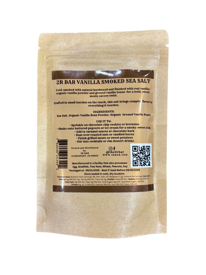 Vanilla Smoked Coarse Sea Salt