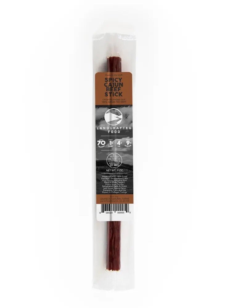 Landcrafted Food Spicy Cajun Beef Stick