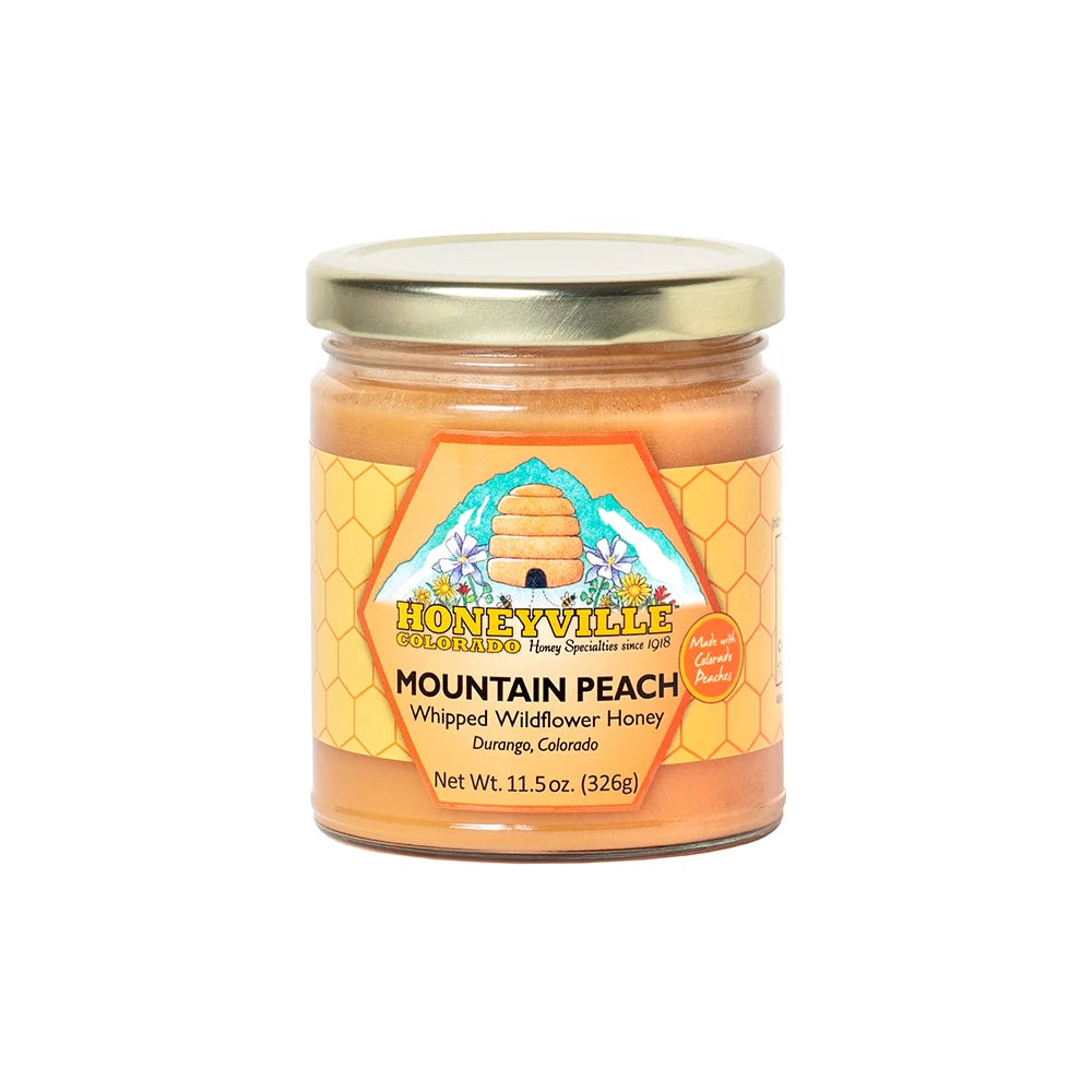Mountain Peach Whipped Honey