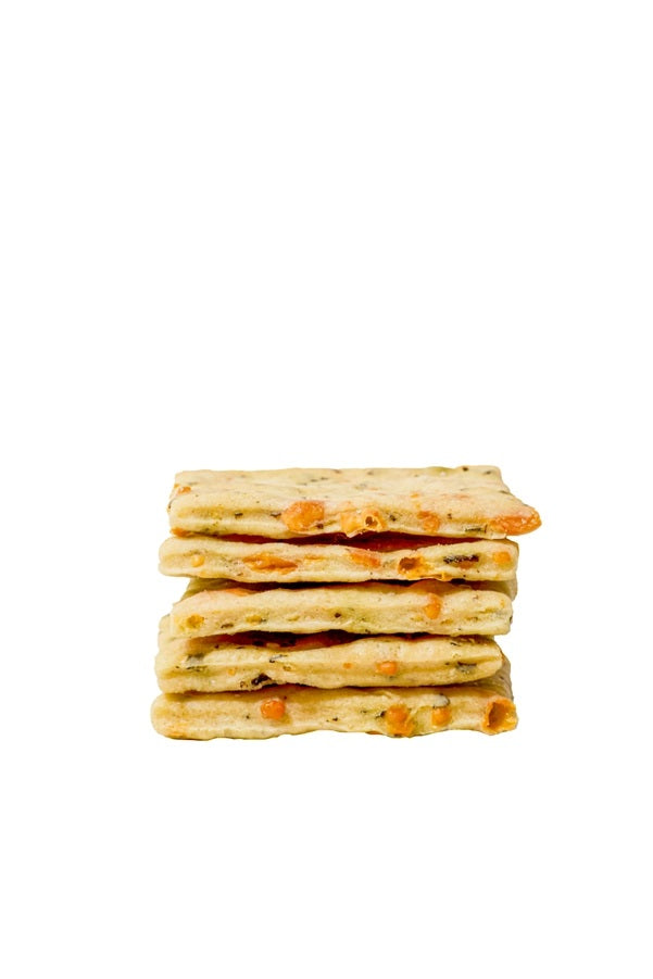 Parmesan &amp; Herb Sourdough Crackers