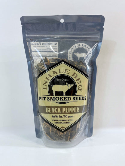 Inhale BBQ Pit Smoked Black Pepper Sunflower Seeds