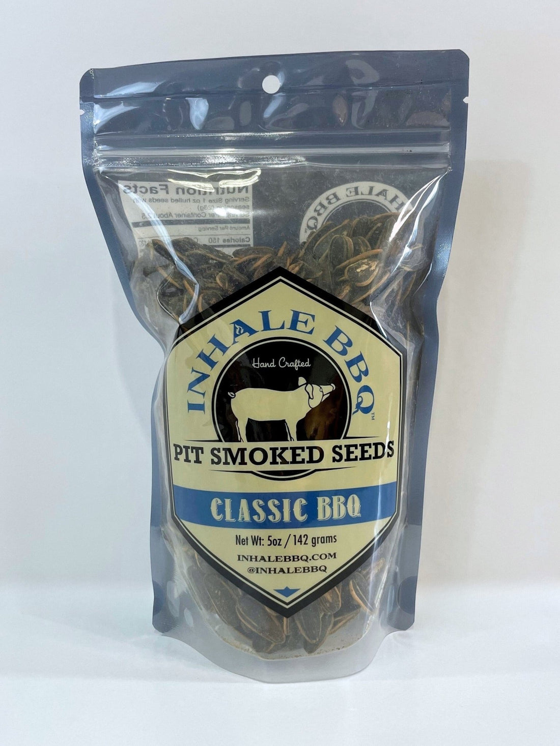 Inhale BBQ Pit Smoked Classic BBQ Sunflower Seeds