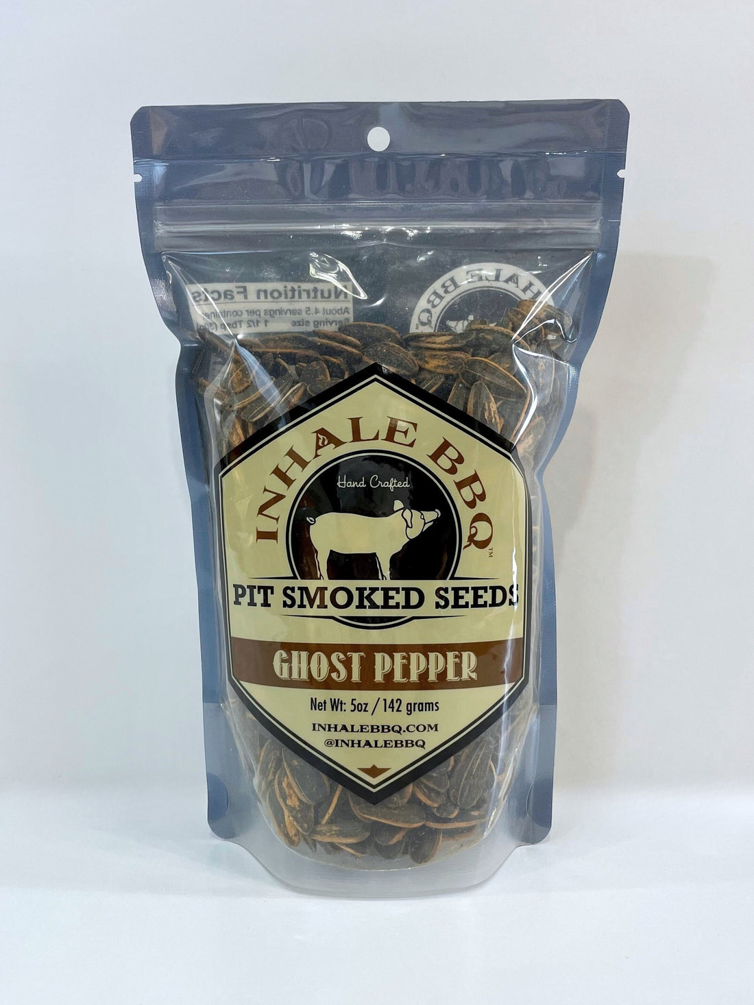 Inhale BBQ Pit Smoked Ghost Pepper Sunflower Seeds