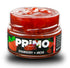 Jar of Primo strawberry and ancho fruit spread on a white background