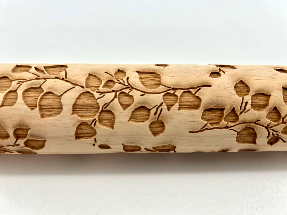 Aspen Branches Embossed Rolling Pin
