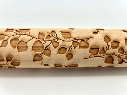 Aspen Branches Embossed Rolling Pin