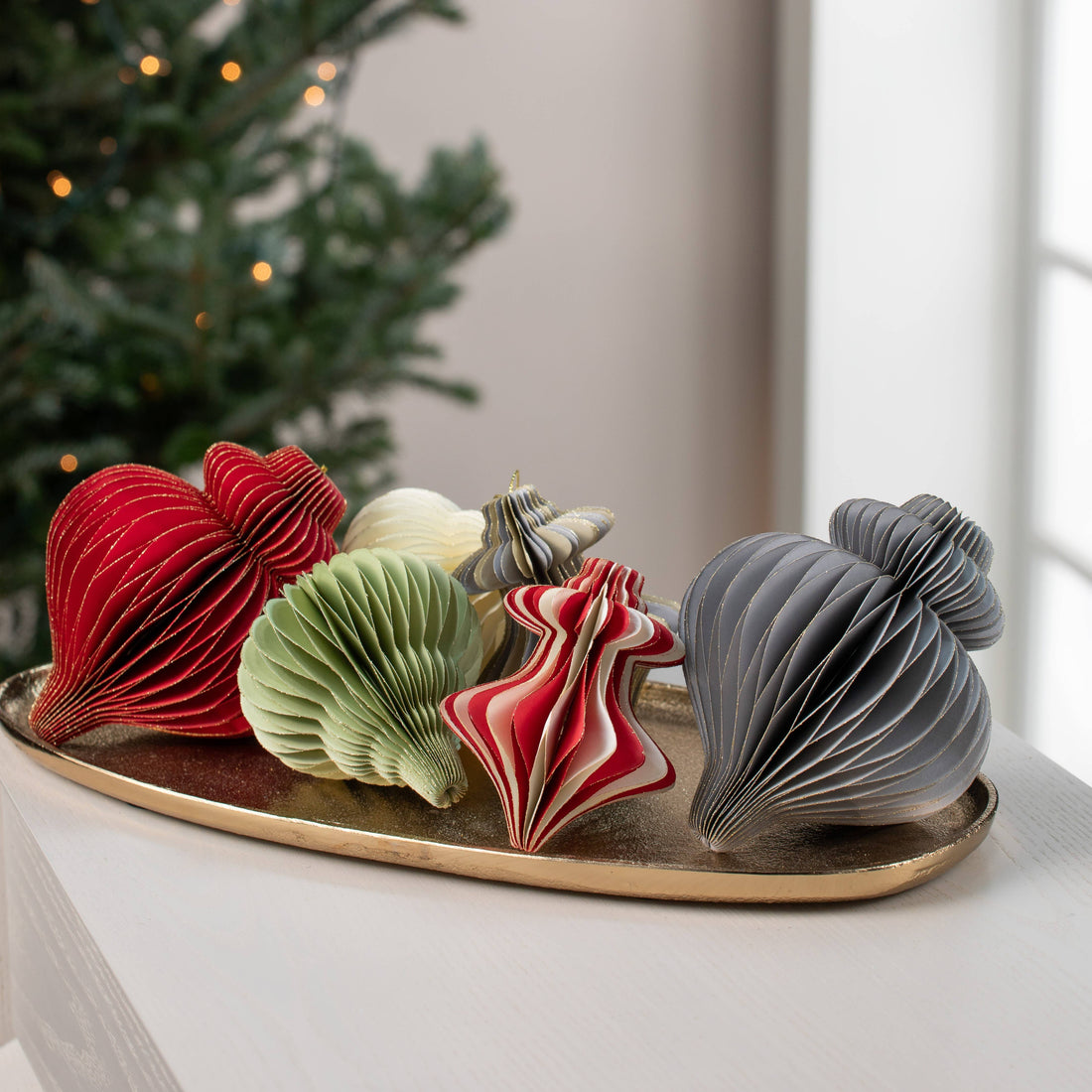 Honeycomb Paper Ornaments